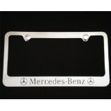 Mercedes license plate frame