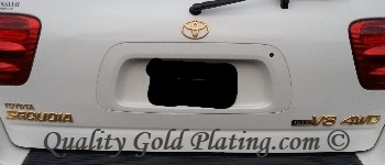 Toyota Sequoia trunk emblems