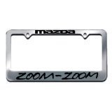 mazda zoom zoom license plate frame