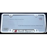 audi sport license plate frame