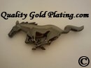 ford mustang emblem black pearl