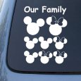 mickey mouse ears family decal